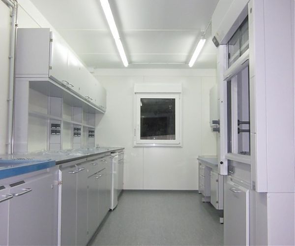 2021: Laborcontainer für ein Gas-Turbinenkraftwerk